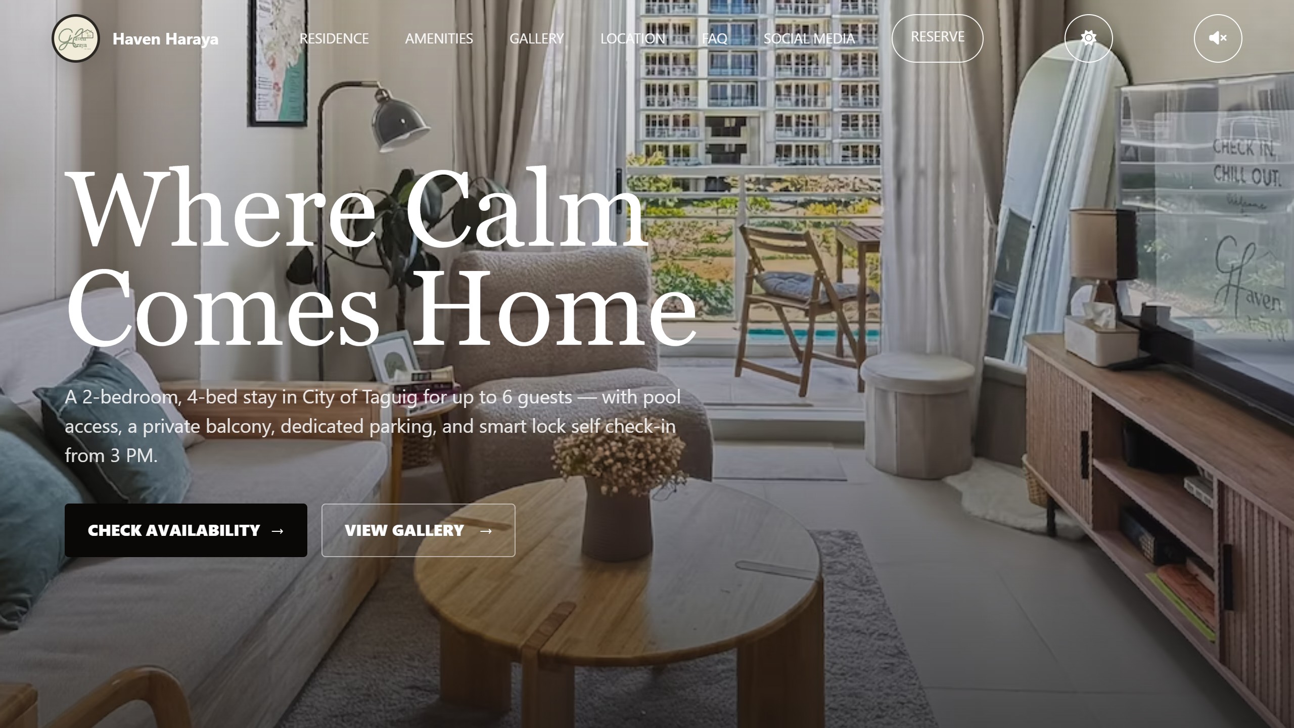 Haven Haraya Homepage